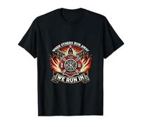 Service d'incendie Disant pour Le Symbole des Flammes du T-Shirt