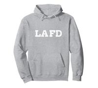 Service d'incendie du LAFD de Los Angeles Sweat à Capuche, Unisexe pour Adultes, Gris Chiné, S