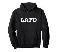 Service d'incendie du LAFD de Los Angeles Sweat à Capuche, Unisexe pour Adultes, Noir, M