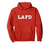 Service d'incendie du LAFD de Los Angeles Sweat à Capuche, Unisexe pour Adultes, Rouge, XXL