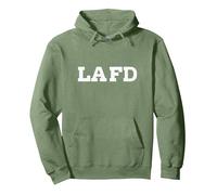 Service d'incendie du LAFD de Los Angeles Sweat à Capuche, Unisexe pour Adultes, Vert Sauge, XXL
