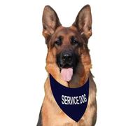 Service Dog Bandanas pour animaux de compagnie de grande et moyenne taille, 30 × 70 cm Chien Banana en velours, écharpe bavoirs chiots pour chat animal de compagnie