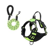 Service Dog Harness Front Clip - Heavy Duty Reflective Easy Handle(vert, XL)