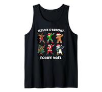 Service d'urgence Humour Dab Noel pour Equipe Infirmière Débardeur