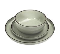 Service En Grès - Home Deco Factory - Gres Du Temps - 12 Pièces - Vert