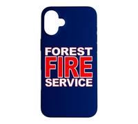 Service forestier Incendie Pompier Incendie de forêt Coque pour iPhone 16 Plus