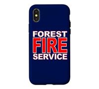Service forestier Incendie Pompier Incendie de forêt Coque pour iPhone X/XS