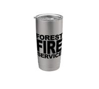 Service forestier incendie pompier incendie de forêt Gobelet isotherme en acier inoxydable double paroi