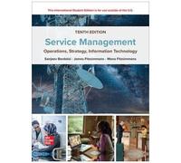 Service Management: Operations Strategy Information Technology Ise