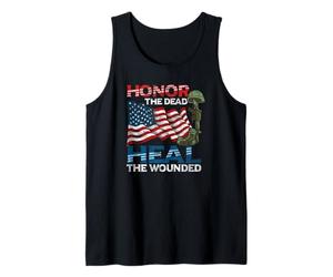 Service Militaire Honor The Dead Heal The Wounded Warrior Débardeur