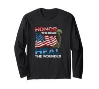 Service Militaire Honor The Dead Heal The Wounded Warrior Manche Longue