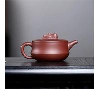 Service Pot Fait Main Minerai Brut Dragon Sang Sable Boue Bouilloire Avec Filtre Zisha Service À Thé Fournitures 140ml Vintage Violet Argile Théières Services A Thé Portables