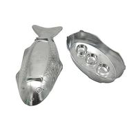 service pour poisson | Hot Pot Set en aluminium en forme plaque poisson pour camping, barbecue, dîner , nourriture rue asiatique