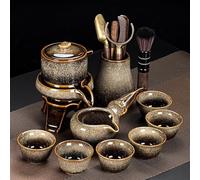 Service Service Thé Chinois Kung Fu Haut Gamme Théière Automatique Porcelaine Tasse Voyage Services A Thé Portables(C)