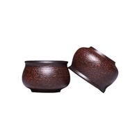 Service Tasse À Thé Artisanale Accessoires 2 Pcs/set 40ml Chinese Yixing Purple Clay Teacup Travel Portable Meditation Cup Services A Thé Portables