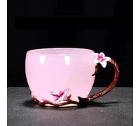 Service Tasse Thé En Jade Émail Haute Qualité Porcelaine Blanc Colorée Avec Poignée Principale Service Kung Fu Services A Thé Portables(E)