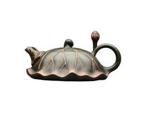 Service Théière Créative En Argile Violette Faite À La Main 280ml Service Thé Kung Fu Forme Lotus Machine Services A Thé Portables