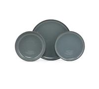 Service vaisselle en porcelaine 18 pièces - Bleu - SANCHA