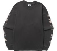 Service Works - T-shirt en coton biologique - Bootleg Long Sleeve Tee Charcoal pour Homme en Coton - Taille XL - Gris Gris XL
