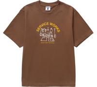 Service Works - T-shirt en coton biologique - Soup For The Soul Tee Bark pour Homme en Coton - Taille M - Marron Marron M