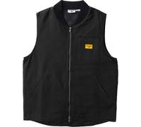 Service Works - Veste sans manches en toile de coton biologique - Canvas Work Vest Black en Coton - Taille M - Noir Noir M