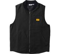 Service Works - Veste sans manches en toile de coton biologique - Canvas Work Vest Black en Coton - Taille L - Noir Noir L
