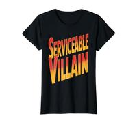 Serviceable Villain Mauvais antagoniste du Mal - T-Shirt Graphique avec Valeur
