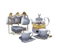 Services à thé, services à thé chinois en céramiqu Ceramic scented tea coffee set is suitable for adult Christmas women's tea party gifts,