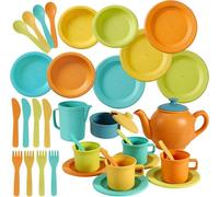 Services à thé - ZIG-ZAG TERRITOIRES - Cuisine Enfant & Service à Thé - Multicolore - 35 pièces - Plastique