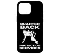 Services de Protection du Quart-arrière des Joueurs de Ligne de Football pour monteur de Ligne Coque pour iPhone 16 Pro Max