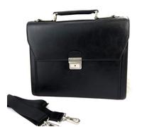 Serviette 1 soufflet ""David William"" noir