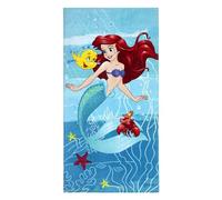 Serviette 100% Coton Ariel et Ses Amis - Super Absorbant et à Séchage Rapide Serviette Bebe - 100% Coton Serviette de Bain Bebe - Serviette de Plage pour Filles et Enfants