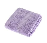 HOMESCAPES Serviette pour Le Visage en 100% Coton Turc - Ultra Doux et Absorbant - 500 g/m² - Lila - 30 x 30 cm