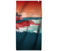 Serviette 2p After Essentials Destination Biarritz Multicolore TU