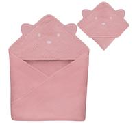 Serviette à capuche écureuil bébé serviette rondelle Lionelo mousseline...