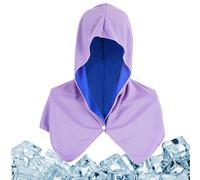 Serviette à capuche pour temps chaud - Serviette de refroidissement instantanée, refroidisseur de cou d'escalade | Reste fraîche pendant des heures réactivées, matériau respirant hyper évaporatif pour