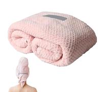 Serviette à cheveux enveloppe super absorbant les serviettes à cheveux secs rapides turbans 39x24 pouces grandes cheveux serment serpent avec une sangle élastique pour les cheveux bouclés longs épais