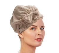 Serviette À Cheveux | Serviette Douce À Séchage Rapide Avec Nœud Papillon