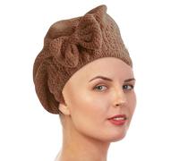 Serviette À Cheveux | Serviette Douce À Séchage Rapide Avec Nœud Papillon