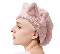 Serviette À Cheveux | Serviette Douce À Séchage Rapide Avec Nœud Papillon