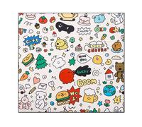 Serviette à langer autocollante pour chat - Tapis de contrôle anti-morsure pour chat - Pour couper les ongles du chat, nettoyer les oreilles, se brosser les dents, nourrir