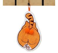 Serviette À Main Chat | Torchon Chat Cartoon Absorbant et Séchant avec Boucle Suspendue - Essuie-Main Doux | Pour Cuisine Salle De Bains Appartement Douche Buanderie Dortoir Hôtel Voyage Dortoir