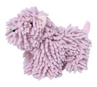 Serviette à main en forme de chiot mignon super absorbante amusante à suspendre Serviette d'essuyage moelleuse Serviette chenille pour chien Serviette de balle multifonction pour chien Serviette