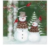 Serviette à motif de Noël 'Cozy Christmas'