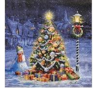 Serviette à motif de Noël 'Forest Snowmen'