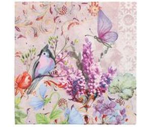 Serviette à motif 'Lisette', 330 x 330 mm