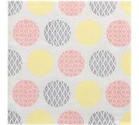 Serviette à motif 'ROYAL Collection Rococo', jaune/