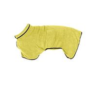 Serviette à séchage rapide pour chien et chat, facile à appliquer, utilisée pour sécher votre animal de compagnie après une baignade ou une baignade (jaune, XL)