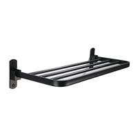 Serviette à Serviette Serviette à Serviette Noire Espace en Aluminium Serviette de Serviette à Charge de Chargement de Serviette de Serviette de Salle de Bain Serviette Serviette Serviette Serviette