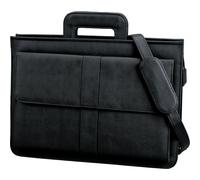Serviette Alassio "AVERSA" imitation cuir noir